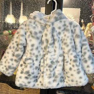 Super soft 3t First impressions fuzzy winter jacket.